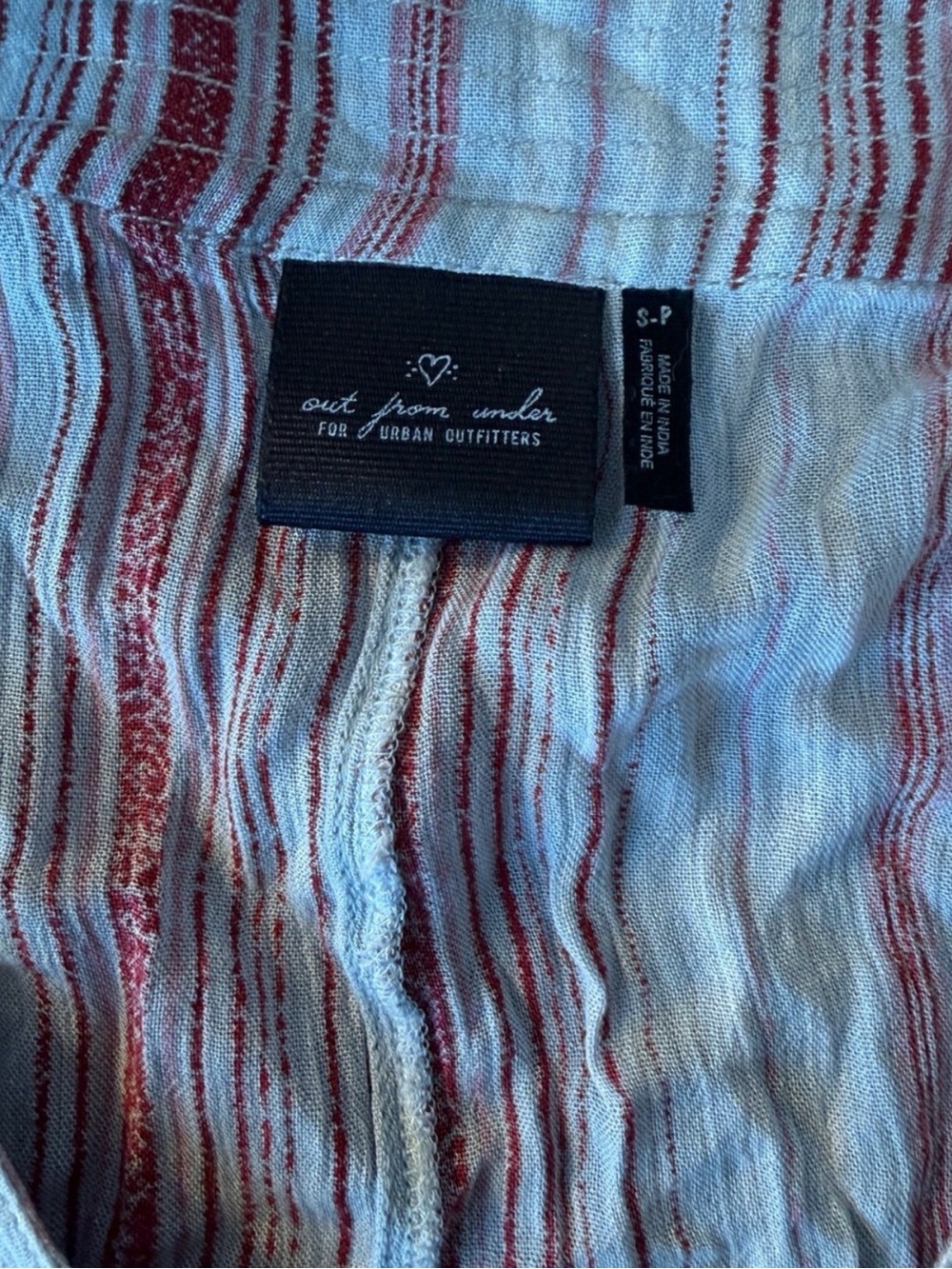 striped Out From Under Kimono Cover-Up - Picture 3 of 5